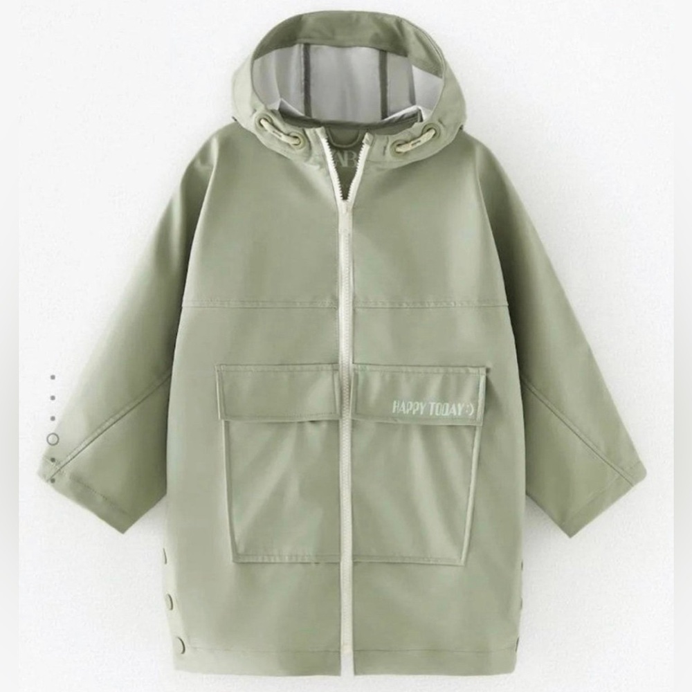 NWT ZARA Rubberized Jacket - Picture 4 of 4